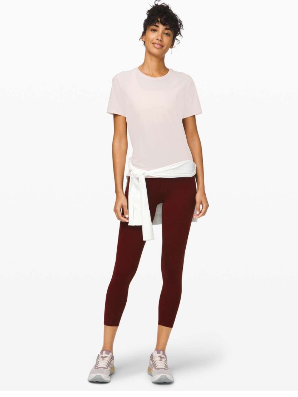 Lululemon To The Beat Tight 24" Garnet